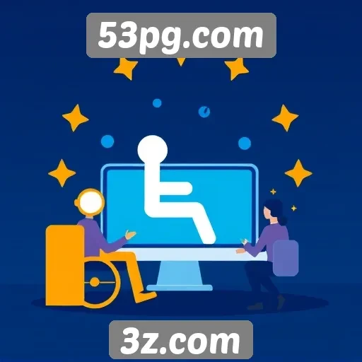 Acessibilidade e suporte no site 53pg.com