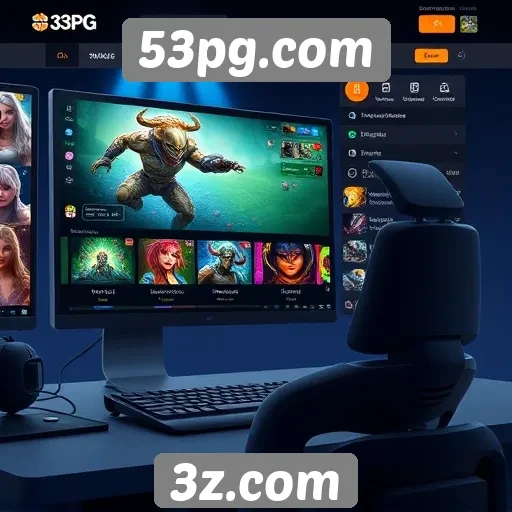 Explorando a interface do usuário de 53pg.com