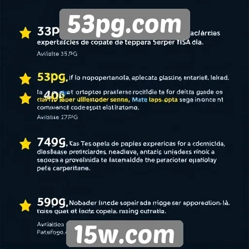 Avaliações de usuários sobre 53pg.com são positivas